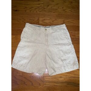 Tommy Bahama 75% Linen 25% Silk Light Tan Pants Size‎ 36